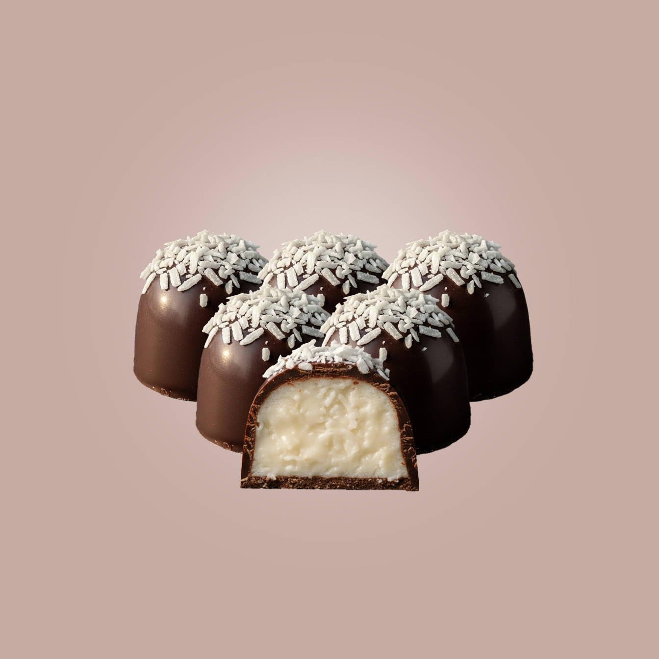 Dark Chocolate Coconut Truffles 6 PC - 78g